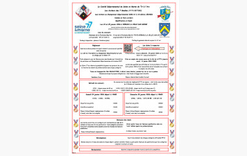 24 &amp; 25-01-2026 - Le Championnat Départemental 77 Jeunes 2026, tir à 18 mètres à Vernou la Celle